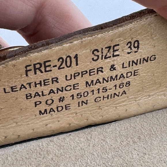 Alegria PG Lite FRE-201 Metallic Bronze Leather Buckle Mules 39 8.5 US - Picture 8 of 9